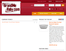 Tablet Screenshot of brandmebaby.com